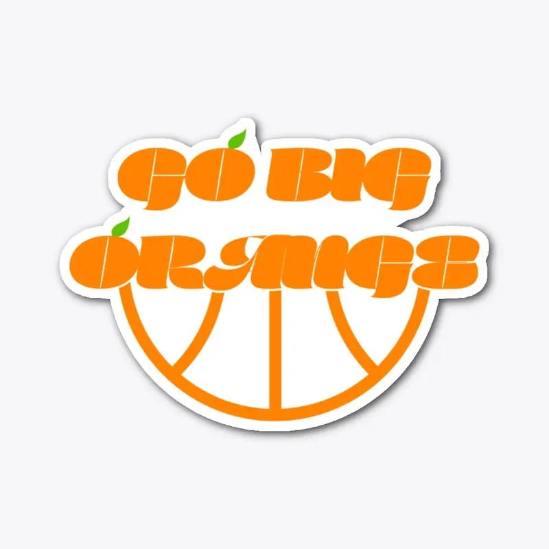 Go Big Orange Basketball